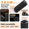 Groove Max Portable Speaker with Upto 6Hr Non-Stop Beats, Multi-Compatibility, TWS Feature - Jet Black