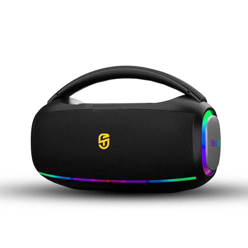 Groove Z Pro Powerful 50W Stereo Sound Surround Speaker with RGB, up to 9Hrs of Music, Deep Bass, Bluetooth 5.3, Multi - Raging Black
