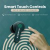 HAMMER Airflow Plus TWS Earbuds with Bluetooth 5.1, Smart Touch Control, Type-C Charging, IPX4 Rated (Emerald Green)