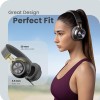 HAMMER Bash 2.0 Over The Ear Wireless Bluetooth Headphones with Mic, Deep Bass, Foldable Headphones (Grey)