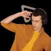 HAMMER Bash Over The Ear Wireless Bluetooth Headphones with Mic, Deep Bass, Foldable Headphones (Black)