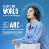 HAMMER Bash Vivid ANC Wireless Bluetooth Over-Ear Headphones with 23 dB Active Noise Cancellation, 70h Playtime Black
