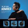 HAMMER Bash Vivid ANC Wireless Bluetooth Over-Ear Headphones with 23 dB Active Noise Cancellation, 70h Playtime Black