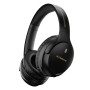 HAMMER Bash Vivid ANC Wireless Bluetooth Over-Ear Headphones with 23 dB Active Noise Cancellation, 70h Playtime Black