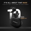 HAMMER Mini Pods True Wireless Earbuds with Upto 20H Playtime, Bluetooth v5.3, Type-C Charging Black