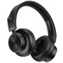 HAMMER New Launch Bash Lite Bluetooth Over The Ear Headphones with Wireless and Wired Mode, Mic, Deep Bass, 40mm Drivers (Black)