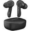 HAMMER Solitude Bluetooth Earbuds with Upto 22H Playtime, Quad Mic with ENC, Fast Charging Type-C, IPX4 Water (Truffle Black)