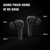 HAMMER Solo PRO Bluetooth Truly Wireless in Ear Earbuds with Mic Best for Calling Upto 15 Hours Playback (Black)