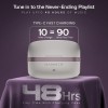 HAMMER Stellar ENC (Environmental Noise Cancelation) in-Ear TWS with 4 mics for Crystal Clear Calling, Playtime 48 Hrs (Cream)