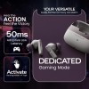 HAMMER Stellar ENC (Environmental Noise Cancelation) in-Ear TWS with 4 mics for Crystal Clear Calling, Playtime 48 Hrs (Cream)