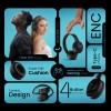HAMMER Vibe ENC Bluetooth Headphone, 40mm Driver, Dual Pairing, 60hrs Playtime, Voice Assistant, BT V5.4 (Black)