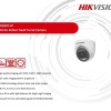 HIK Color-VU DS-2CE70DF0T-PF 2 MP Night Vision Dome Indoor CCTV, Compatible for All HIKVISION 2MP and Above DVRs 3.6 mm Lens