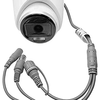 HIK Color-VU DS-2CE70DF0T-PF 2 MP Night Vision Dome Indoor CCTV, Compatible for All HIKVISION 2MP and Above DVRs 3.6 mm Lens