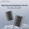 HIKVISION 1TB Portable External SSD, Ultra Slim Metal Body USB 3.1 with Shock & Drop Protection– Durable Design for Smartphone T300S