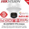 HIKVISION 2MP ColorVu Audio PT 360° Built-in Mic IR White Light with Solid Light Alarm Motion Detection 2MP HD Indoor CCTV Camera, White