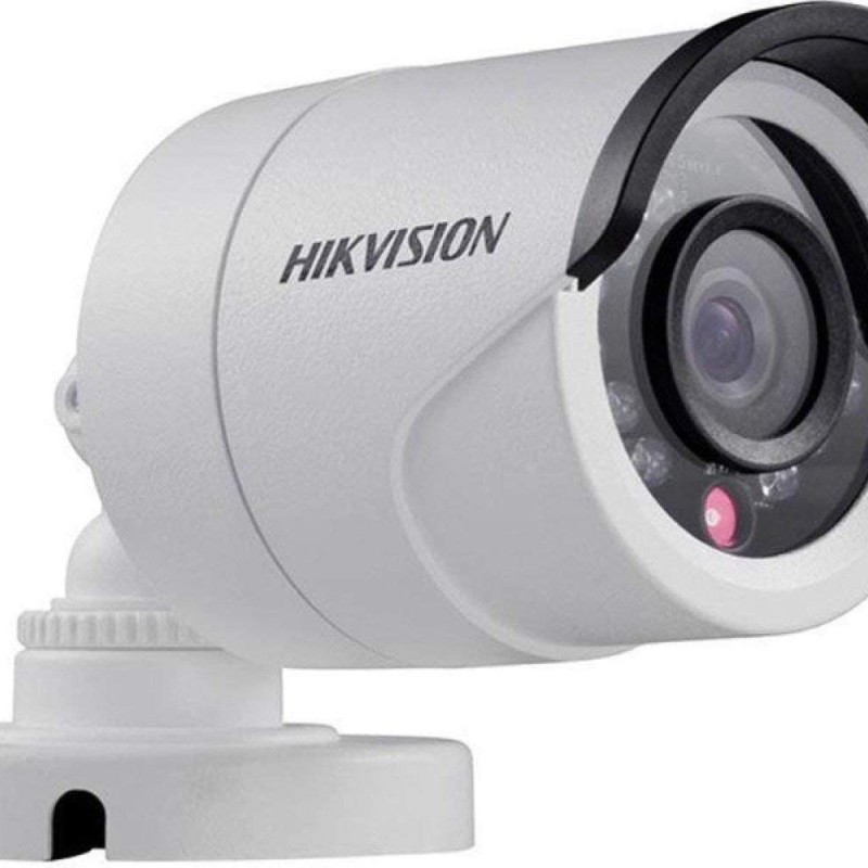 HIKVISION 2MP Eco HD 1080P Night Vision Bullet Outdoor Wired CCTV Camera for 2MP & Above DVRs, White