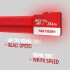 HIKVISION Extreme 256GB microSDXC Class 10, V30, 92MB/s Read, 55MB/s Write Speed Memory Card