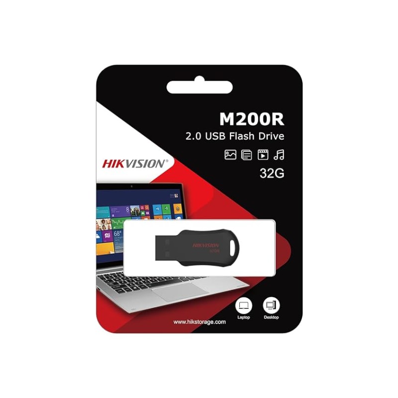 HIKVISION M200R 32GB USB 2.0 Pen Drive, HS-USB-M200R(DZ) /32G