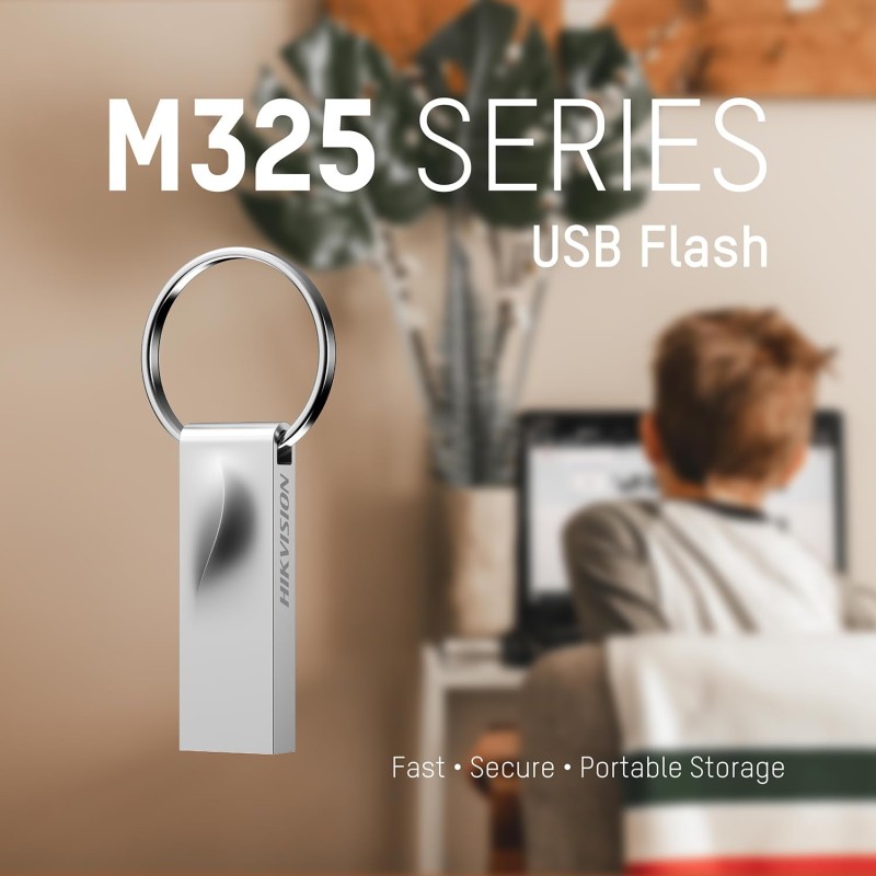 HIKVISION M325 64GB USB Pen Drive | USB 3.2 High Speed Flash Drive | Metal Body | Compatible with Laptop & PC | HS-USB-M325(DZ) /64G