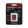 HIKVISION V30 64GB SDXC SD Card | UHS-I U3 V30 | 180MB/s Read, 150MB/s Write Speed | 4K Recording