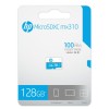 HP 128GB MicroSD Memory Card SDXC mx310 Class 10, UHS-I, U1 Card, Upto 100MB/s