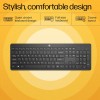 HP 230 Black Chicklet Wireless USB Keyboard and Mouse Set with 2.4GHz Wireless Connection dpi/Black (18H24AA)