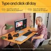 HP 230 Black Chicklet Wireless USB Keyboard and Mouse Set with 2.4GHz Wireless Connection dpi/Black (18H24AA)