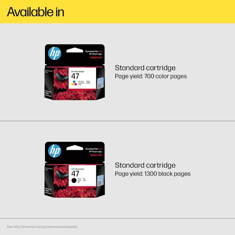 HP 47 Black Original Cartridge