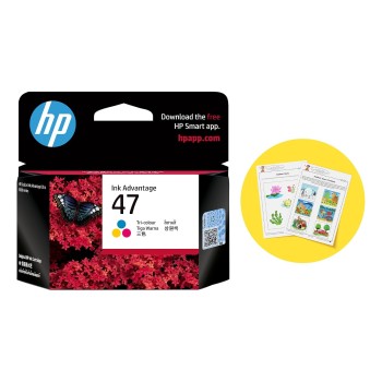HP 47 Tri-Color Original Cartridge  