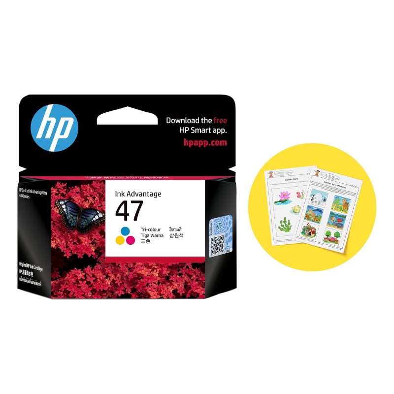 HP 47 Tri-Color Original Cartridge  