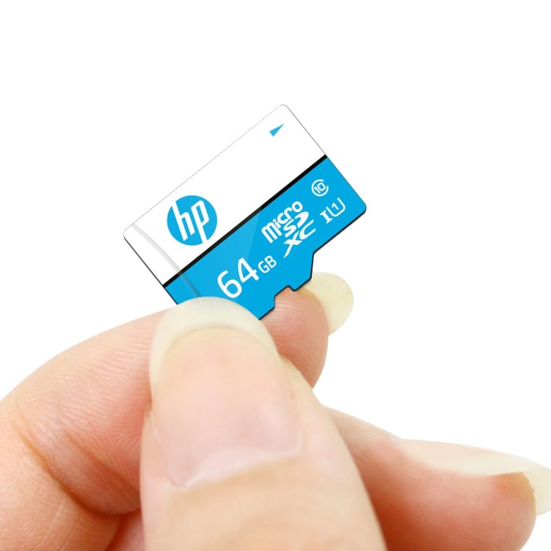 HP 64GB MicroSD Memory Card SDXC mx310 Class 10, UHS-I, U1 Card, Upto 100MB/s