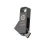 HP 886C 256GB OTG Flash Drive 3.2 Rock/Metallic Swivel Design/Durable Metal Material