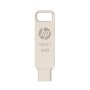 HP 886C 64GB OTG Flash Drive 3.2 Gold/Metallic Swivel Design/Durable Metal Material