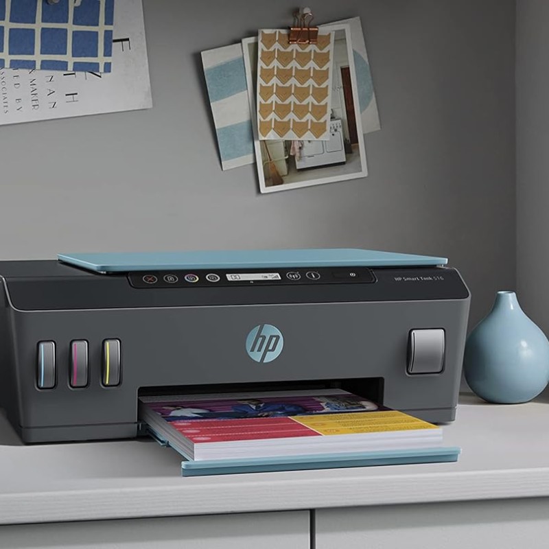 HP Ink Tank 516 Color Printer, Scanner, & Copier with High Capacity Tank for Home
