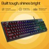HP KM300F Wired USB Gaming Keyboard and Mouse Set, Membrane Backlit, 26 Keys Anti-Ghosting, 3 LED Indicators & 3D 6K USB Mouse Black