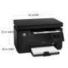 HP LaserJet Pro MFP M126a, Print, Copy, Scan, Hi-Speed USB 2.0, Up to 21 ppm, 150-sheet Input