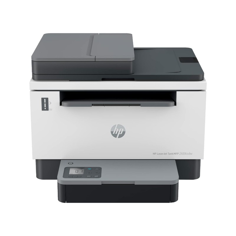 HP LaserJet Tank MFP 2606sdw, Wireless, Print, Copy, Scan, 40-Sheet ADF, Hi-Speed USB 2.0, Ethernet, Bluetooth
