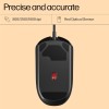 HP M070 Ergonomic Wired Mouse/ 1.5M USB Cable/Optical Engine/Accurate Positioning/ 1600 DPI with Adjustable