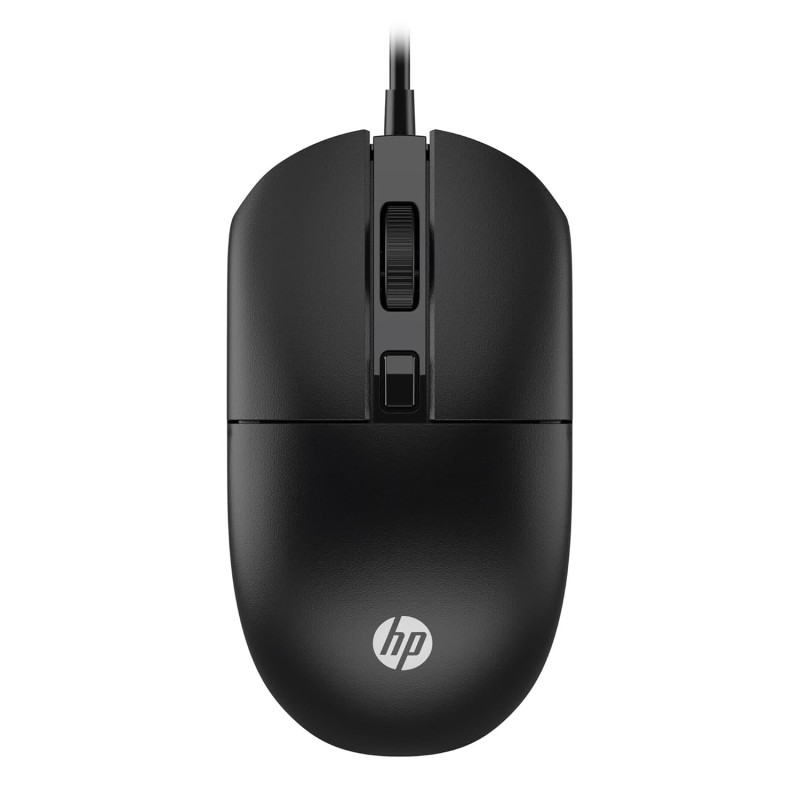 HP M070 Ergonomic Wired Mouse/ 1.5M USB Cable/Optical Engine/Accurate Positioning/ 1600 DPI with Adjustable