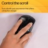 HP M120 Wireless Mouse, USB-A Nano dongle, 2.4 GHz Wireless Connection, 6 Buttons, Up to 1600 dpi, Optical Sensor Black