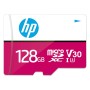 HP Micro SD Card 128GB with Adapter U3 V30, Write Speed 85MB/s & Read Speed 100 MB/s (Pink)