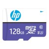 HP Micro SD Card 128GB with Adapter U3 (Write Speed 60MB/s & Read Speed 100 MB/s Records 4K UHD and Fill HD Video) - Purple