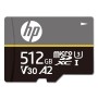 HP Micro SD Card 512GB with Adapter U3 V30 A2 (Gray)