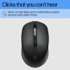 HP S1000 Mouse, 1600 DPI, 2.4Ghz Wireless Connection, Symmetrical Design for Smooth Scrolls, Black (7YA12PA)