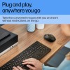 HP S1000 Mouse, 1600 DPI, 2.4Ghz Wireless Connection, Symmetrical Design for Smooth Scrolls, Black (7YA12PA)