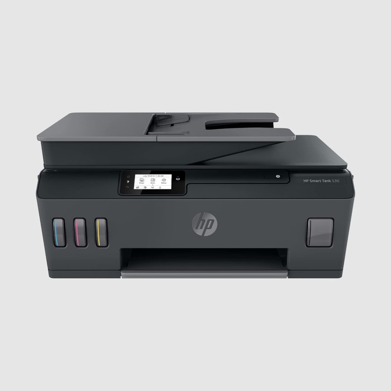 HP Smart Tank 530 All-in-one WiFi Colour Printer with ADF (Upto 18000 Black and 8000 Colour Pages Included in the Box.
