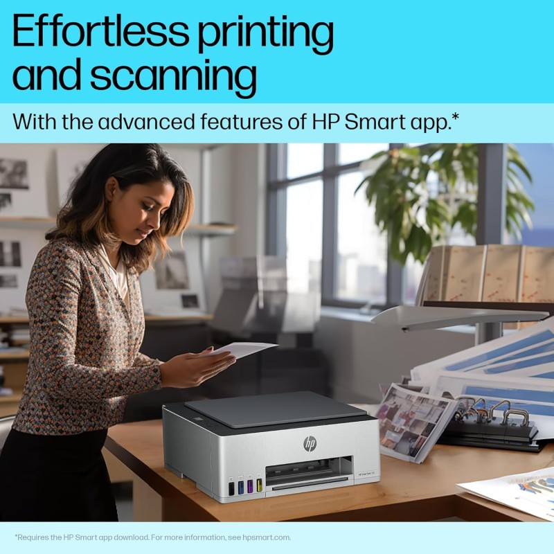 HP Smart Tank 580 All-in-One WiFi Colour Printer (Pre ink-loaded)