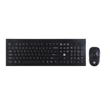 HP USB Wireless Spill Resistance Keyboard and Mouse Combo with 10m Working Range 2.4G Wireless 