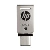 HP X5000M 64 GB OTG Drive Compatible with Netbook, Tablet, Mobile, Television USB 3.1 Metal Case