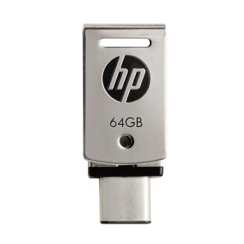 HP X5000M 64 GB OTG Drive Compatible with Netbook, Tablet, Mobile, Television USB 3.1 Metal Case